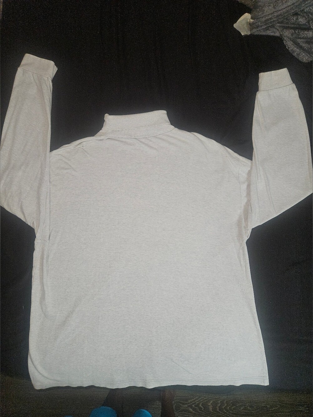 Gap Men's Light Gray Turtleneck Sweater - Classic Long Sleeve. Size XL